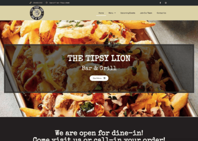 Tipsy Lion Website