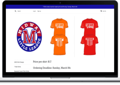 Midway Little League Fan T-Shirt Site