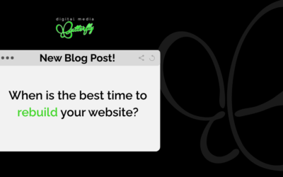 When is the best time to rebuild your website?